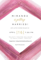 Wild Rhombus - Bridal Shower Invitation